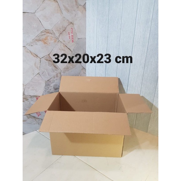 

Kardus / Box / uk. 32x20x23 cm / Karton Packing polos baru ST