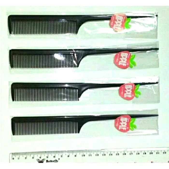 SISIR LANCIP HITAM / MODEL SASAK-GERIGI ATAU BLOW-RATA