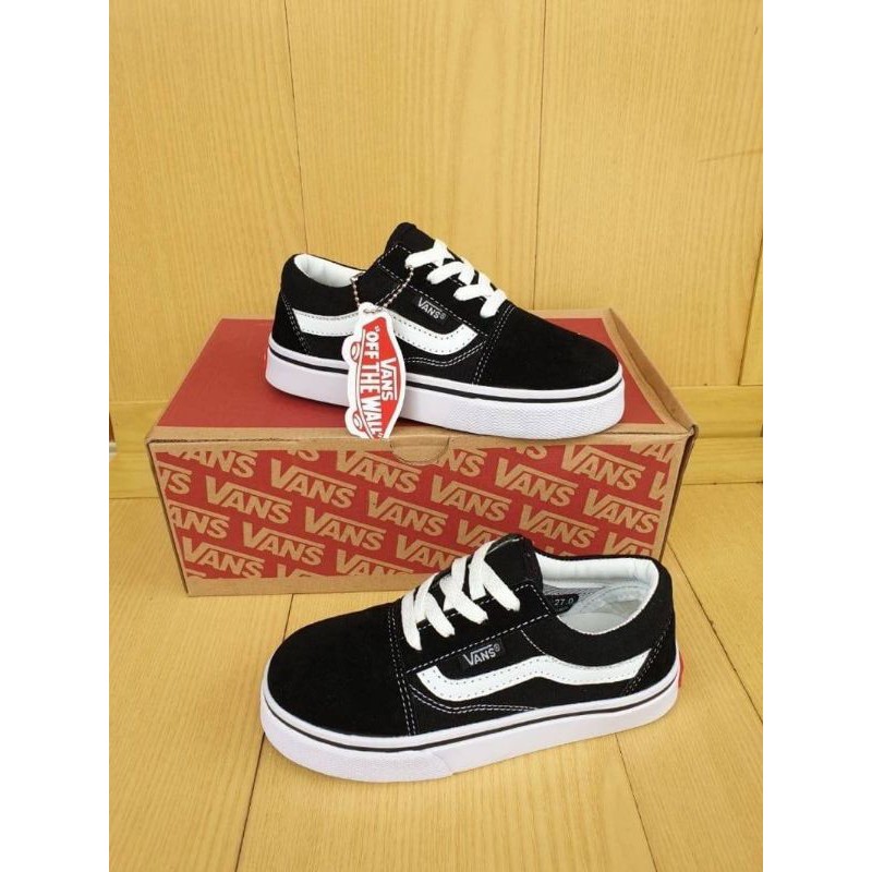 SEPATU ANAK VANS OLDSKOOL BW PREMIUM HIGH QUALITY SEPATU HITAM SEKOLAH ANAK