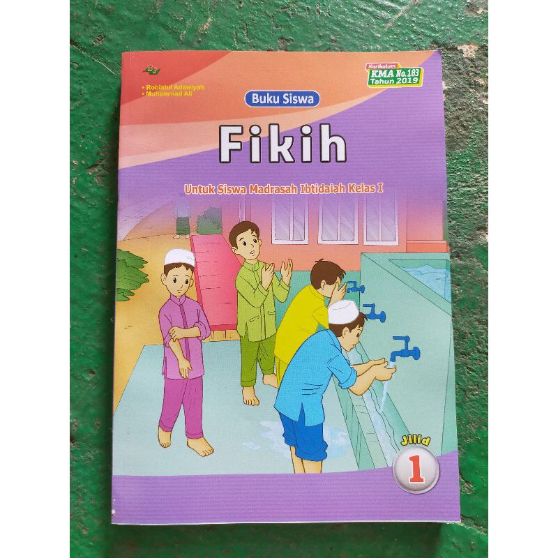 ORI buku teks siswa FIKIH k13 kelas 1 edisi revisi terbaru penerbit CV bina pustaka