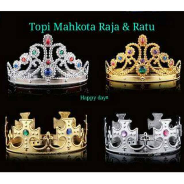 TOPI MAHKOTA KING & QUEEN