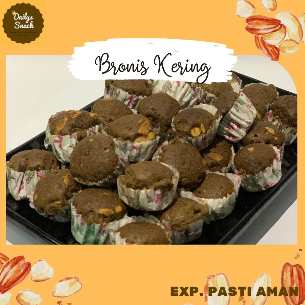 

SNACK KILOAN / MAKANAN RINGAN - BROWNIES COKLAT KERING 500 GRAM