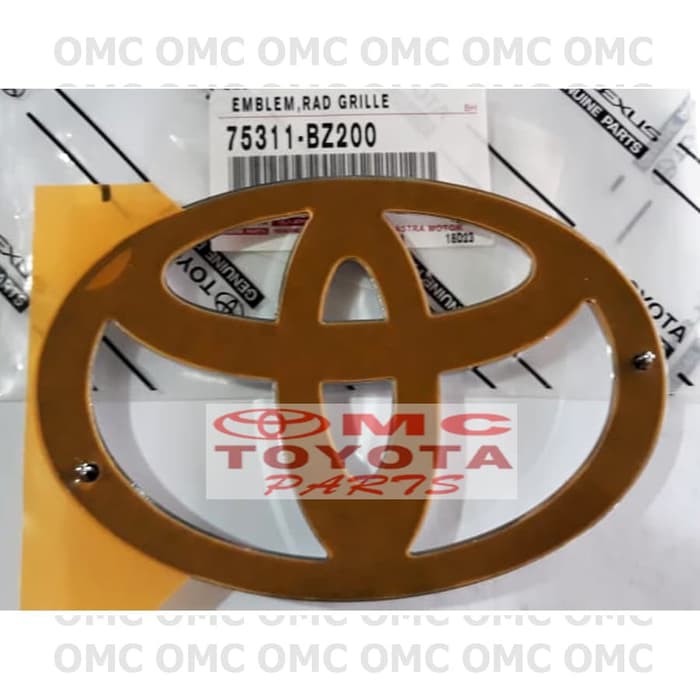 Emblem Logo Toyota Pintu Belakang Bagasi All New Avanza Calya Agya 75311-BZ200