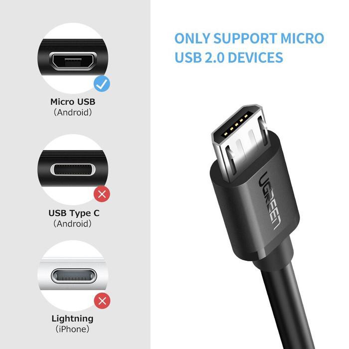 Ugreen OTG USB Female to Micro USB Male SKU 10396