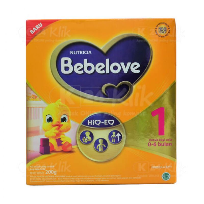 Bebelove 1 200 gram susu bayi 0-6 bulan