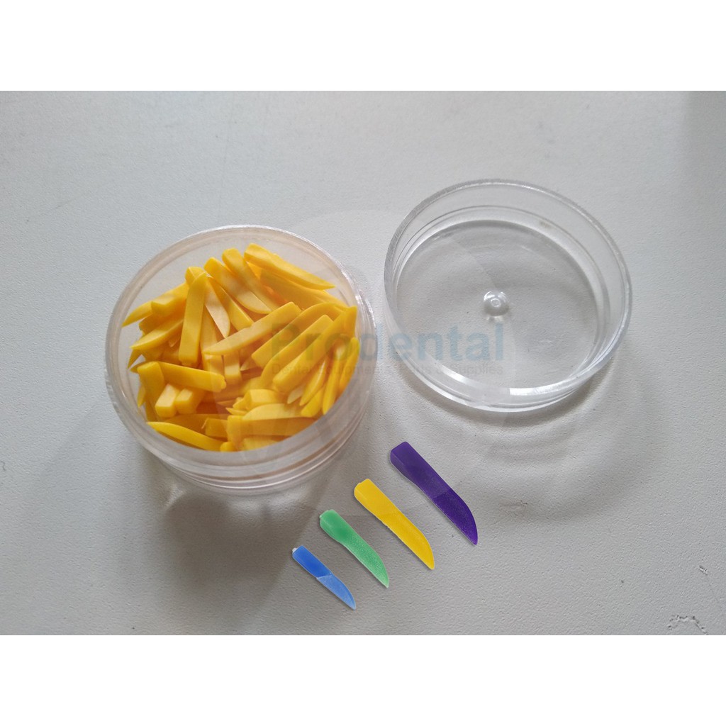 Dental Wedges (Yellow).