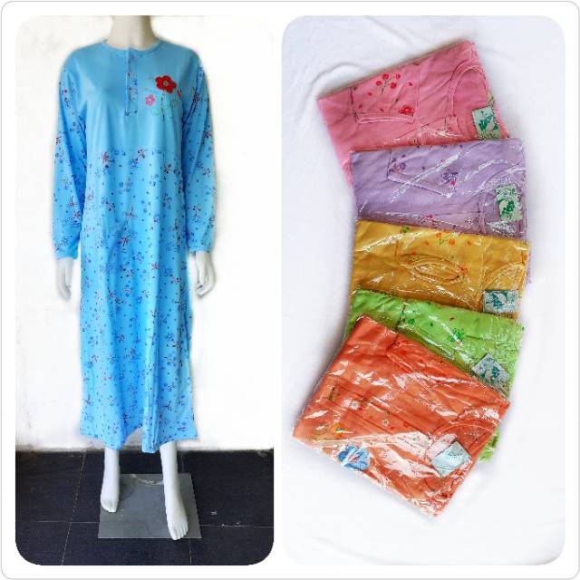 Baby doll gamis baju tidur muslim harian gamis busui Baby doll gamis baju tidur muslim harian gamis busui
