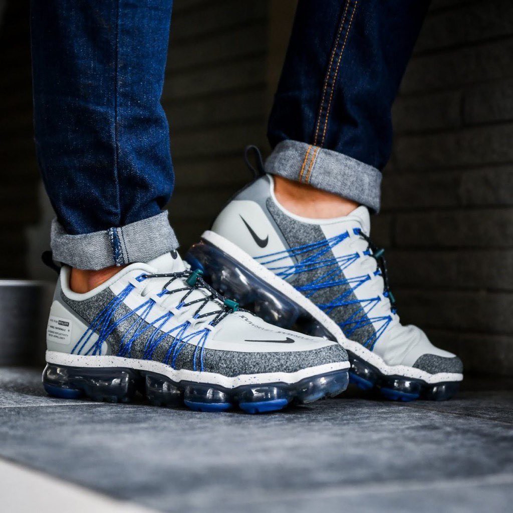 nike air vapormax run utility light silver