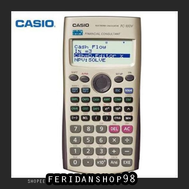 

FS1152 KALKULATOR CASIO FC 100V ATK - FINANCIAL CALCULATOR BY FERIDANSHOP98