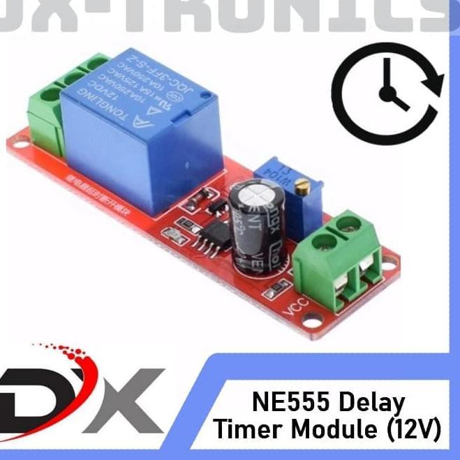 Jual zdw59 Delay Timer NE555 Time Delay Switch Relay 12V Adjustable
