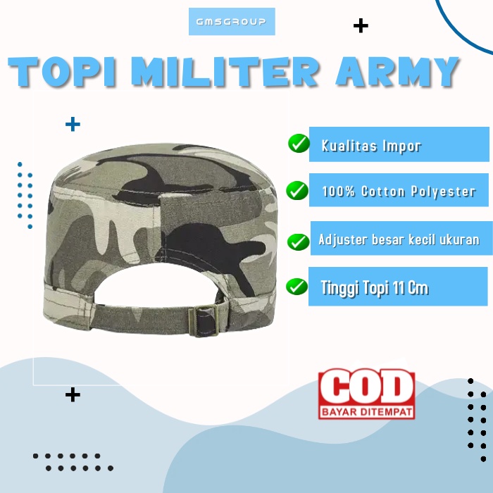 TOPI KOMANDO Military Hats Caps impor Topi Militer Us Army dan Army