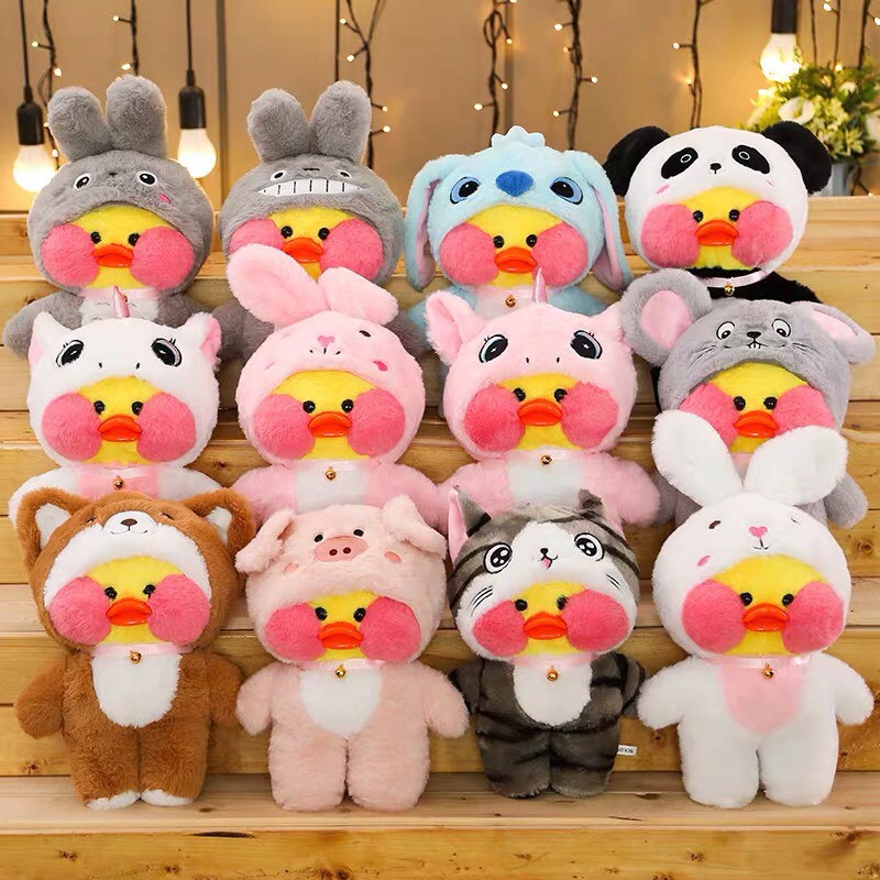 BONEKA FANFANCHU FANFANCHUU LALAFANFAN DUCK BEBEK CAFE MIMI UNICORN STITCH PIG TOTORO CORGI KELINCI