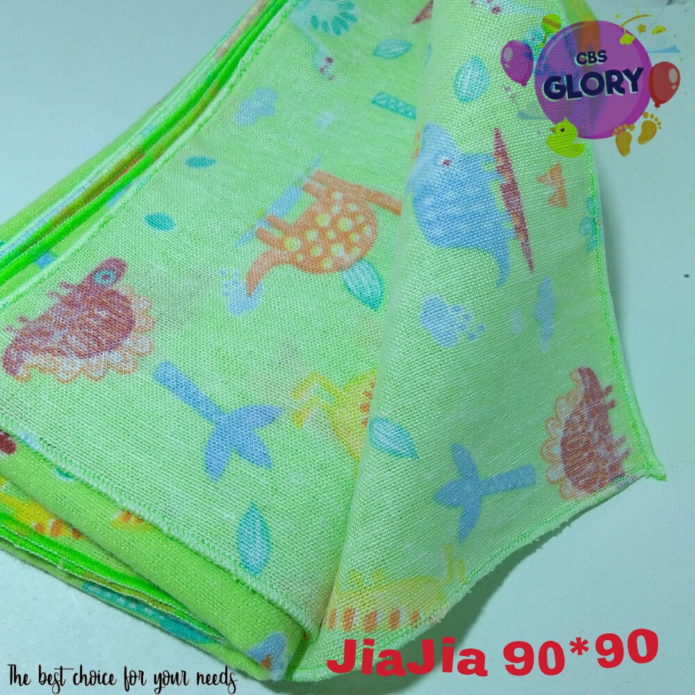 Bedong Bayi Bahan Flanel Jia Jia/Tatakan Ompol Bayi/Selimut Bayi/Motif Lucu