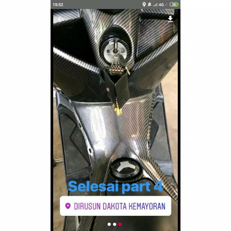 legshieled  leg shieled dek depan nmax laci nmax carbon original