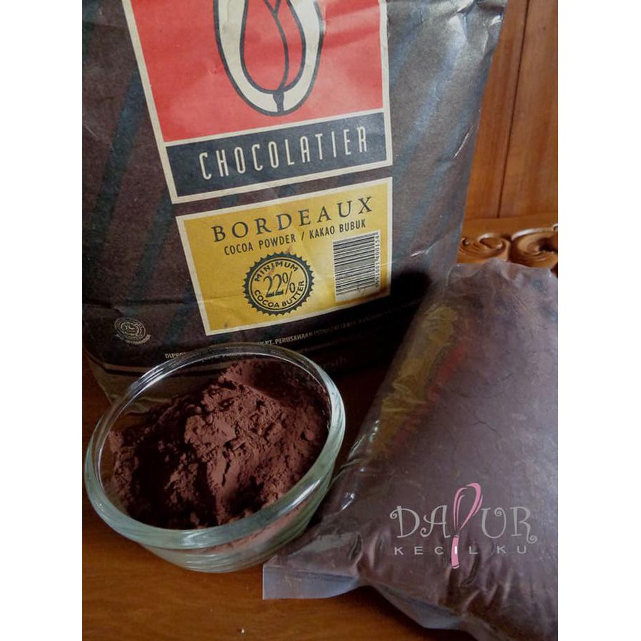 

Toko-Bahan-Kue- Cokelat Bubuk Tulip Bordeaux 250 Gr Repack / Pure Dark Cocoa Powder -Terlengkap-