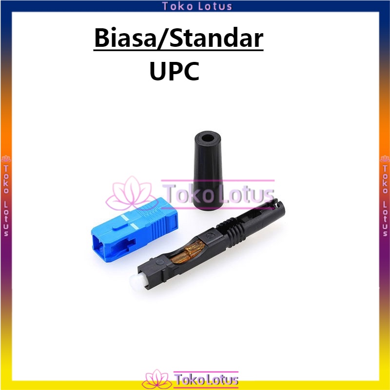 SC UPC/APC Buaya Biasa 10PCS/1PACK  FTTH Fiber Optic Konektor