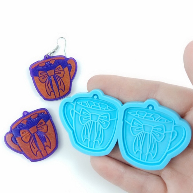 SIY  Nipple/Water Cup Shape Earrings Epoxy Resin Mold Keychain Pendant Silicone Mould