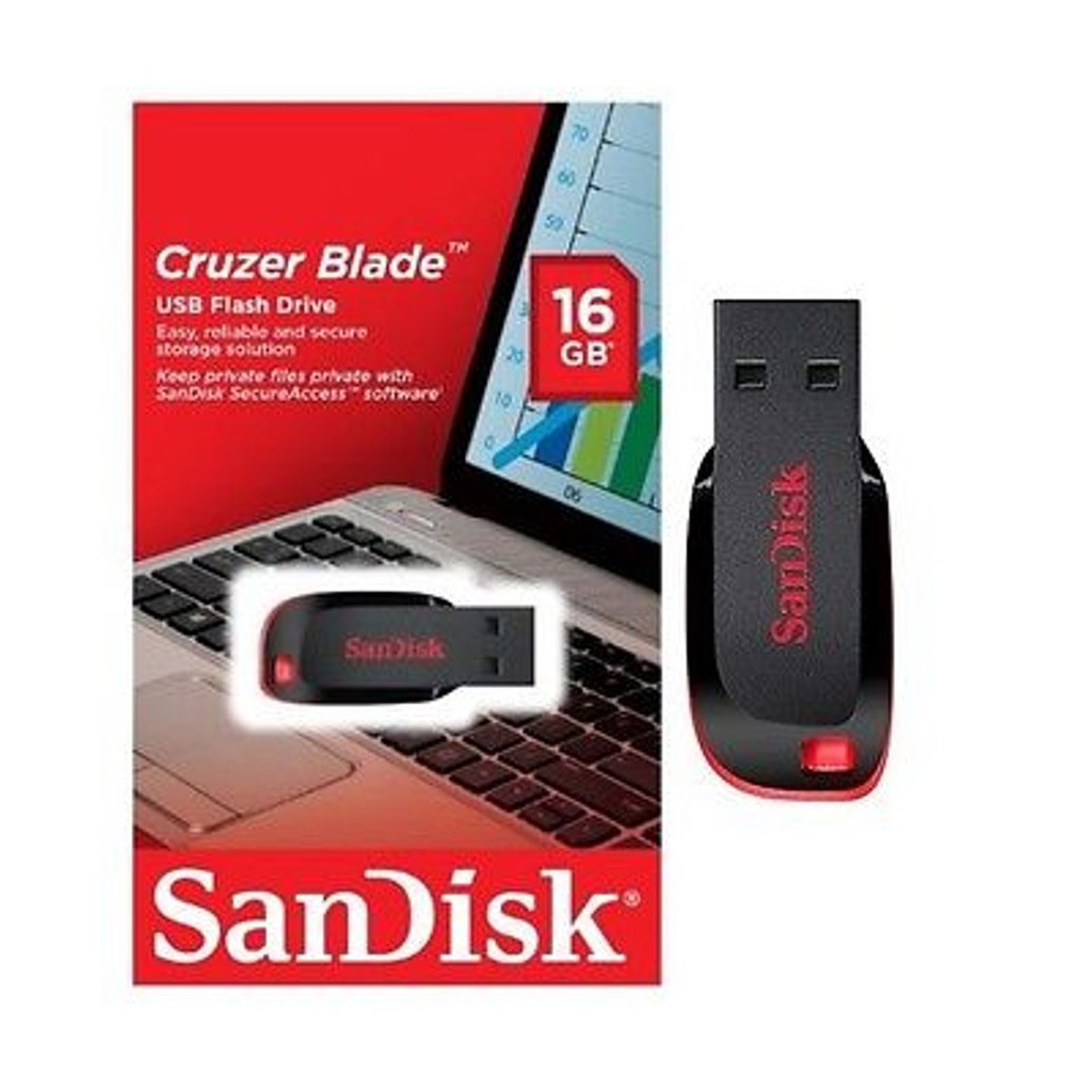 SanDisk Cruzer Blade CZ50 USB Flashdisk original 8GB / 16GB /32GB / 64GB / 128GB