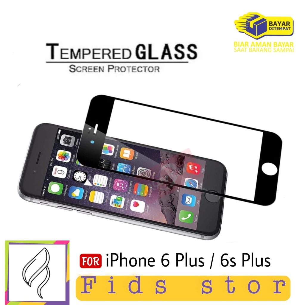 PROMO Tempered Glass iPHONE 6 PLUS / iPHONE 6s PLUS Tempered Glass High  quality