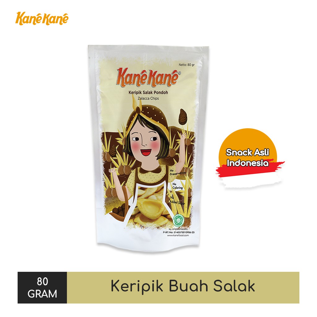 

Keripik Buah Salak Pondoh Kane Kane - Keripik Khas Malang Kemasan 80Gram