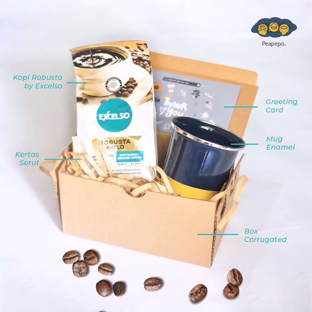 Kado Ulang Tahun Cowok Hampers Kopi Set Birthday Gift Box | Shopee