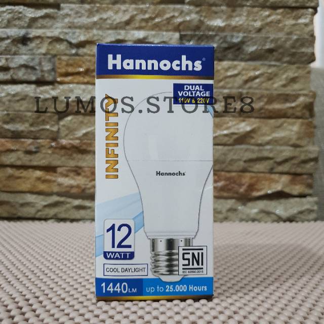 Bohlam Lampu LED Hannochs 12 Watt INFINITY