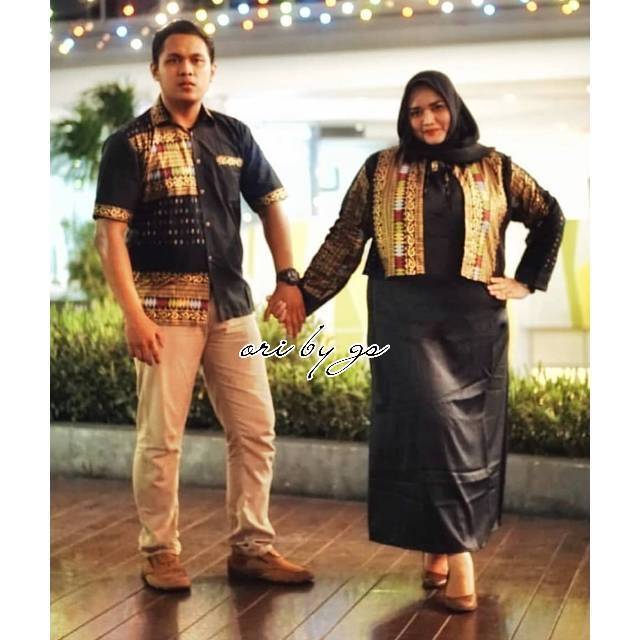 PO SUPER JUMBO Couple baju batik gamis XXL XXXL XXXXL sarimbit pesta SGC