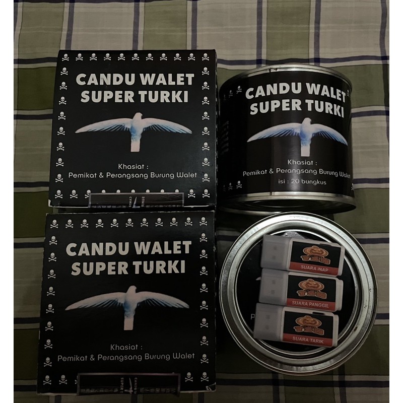 CANDU WALET CAP SUPER TURKI PERKALENG ISI 20 BUNGKUS (BONUS FLASHDISK SP ST SI & GRATIS ONGKIR)