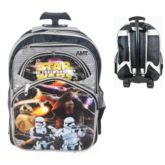 Gadis Anak Tas Troli Anak Perempuan Sekolah Dasar 1-3-5-6 Kelas 6 ZQ131  Starwars Sd Ransel Tebal K