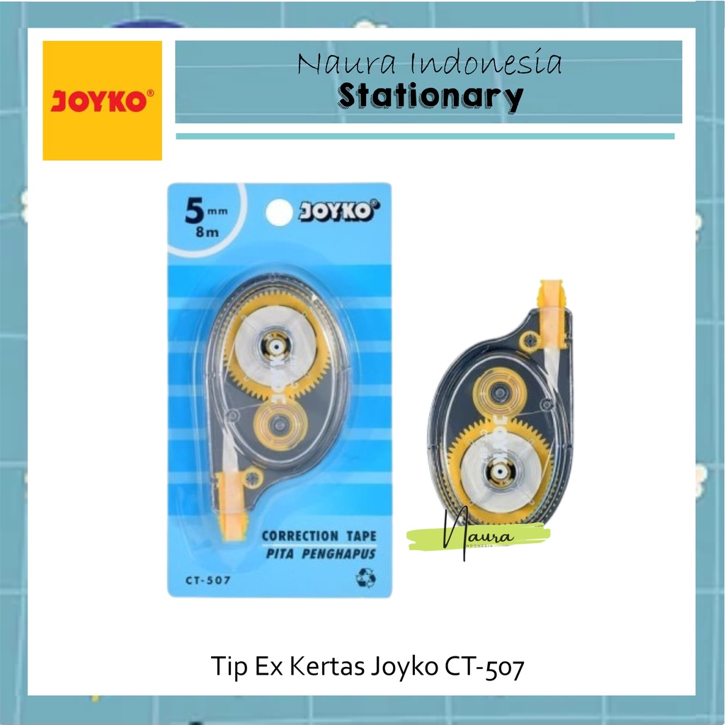 

Tip Ex Kertas Joyko CT-507 | Correction Tape Pita Koreksi Joyko CT-507 | Tip Ex Pita Murah