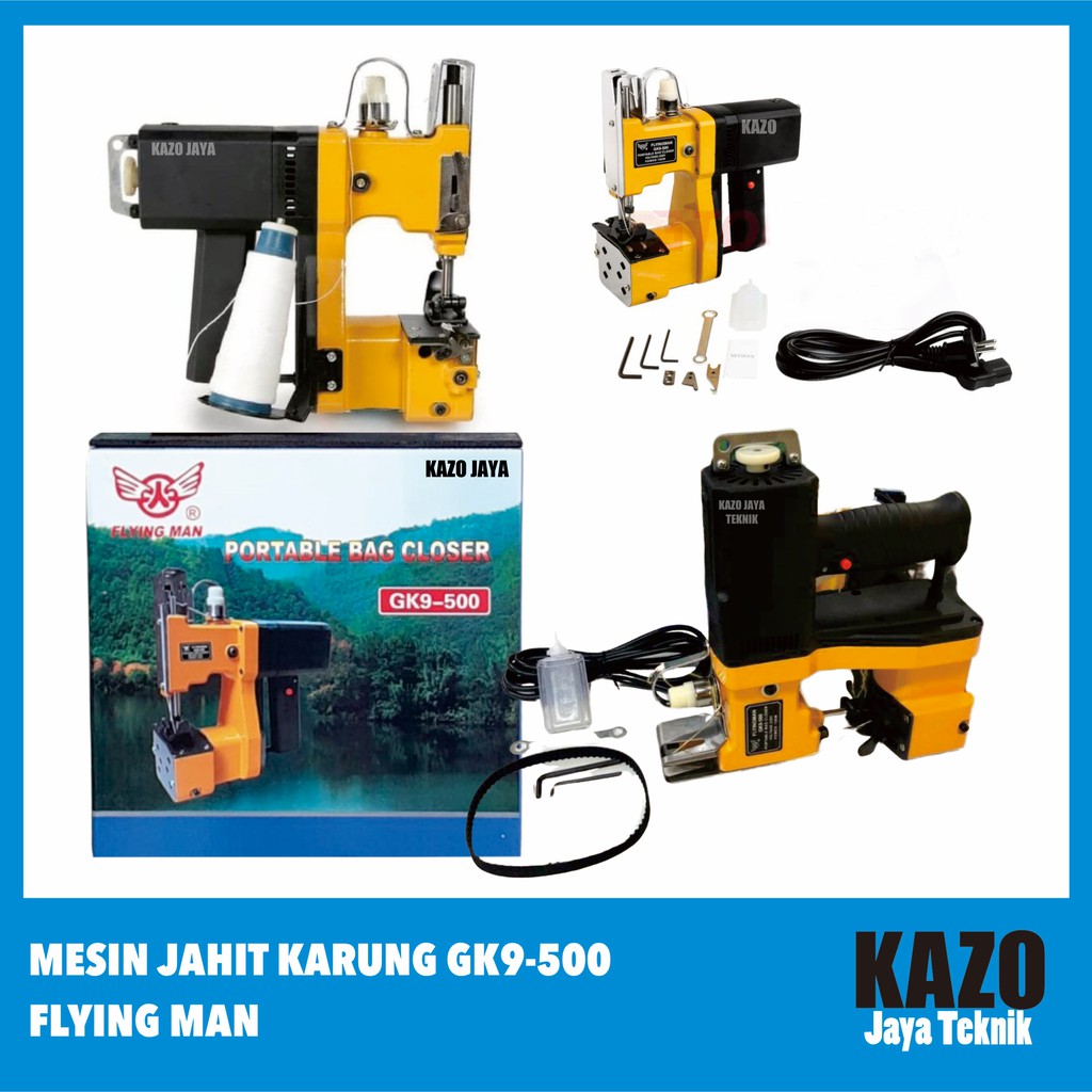 Flyingman Mesin Jahit Karung GK9-500 / GK9 500 / GK 9-500 - Portable Bag Closer - Flying Man