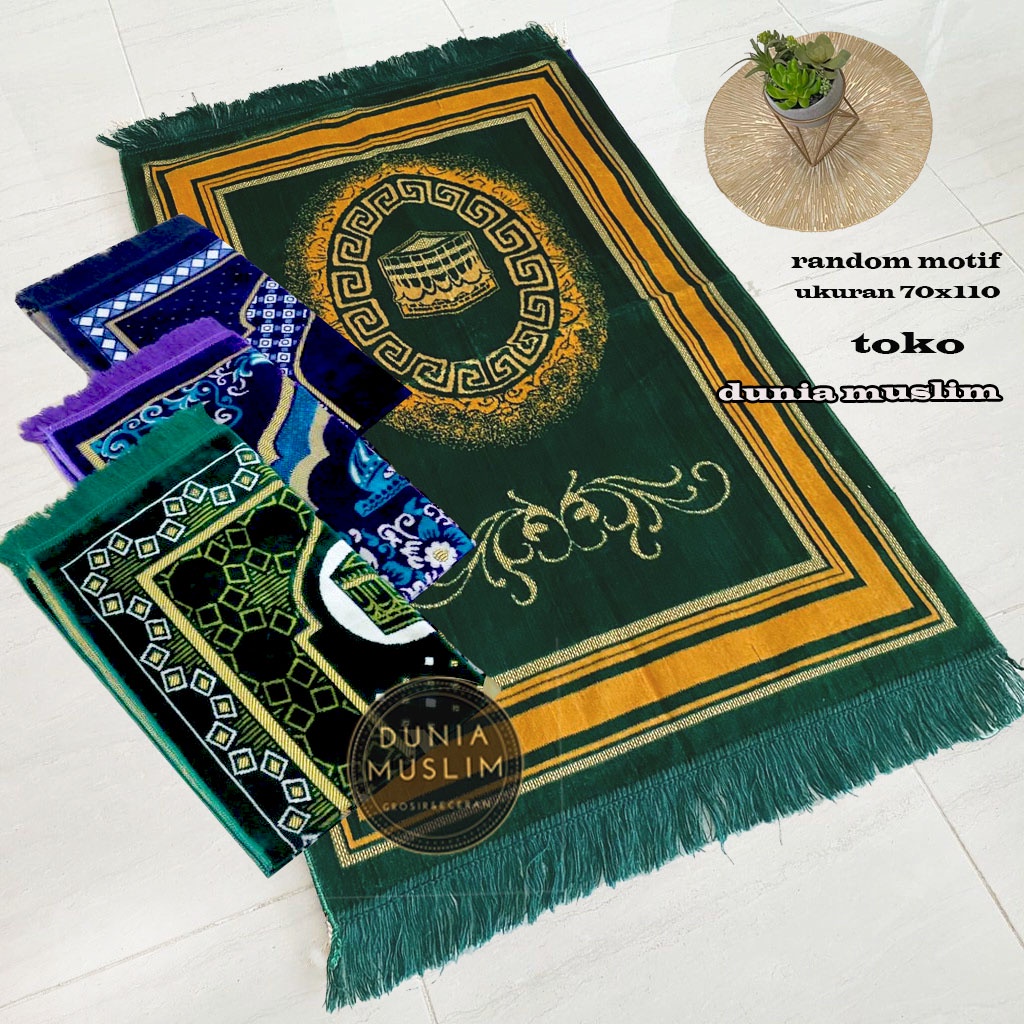 Sajadah Turki Dewasa Super Terbal Halus Ukuran 70x110cm Sejadah Terbaru Oleh Oleh Haji dan Umbroh Dunia Muslim