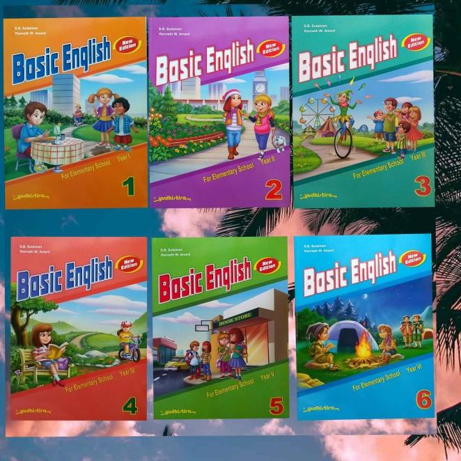 

Terbaru.. BUKU BAHASA INGGRIS BASIC ENGLISH SD MI KELAS 1 2 3 4 5 6 YUDHISTIRA 0NJ