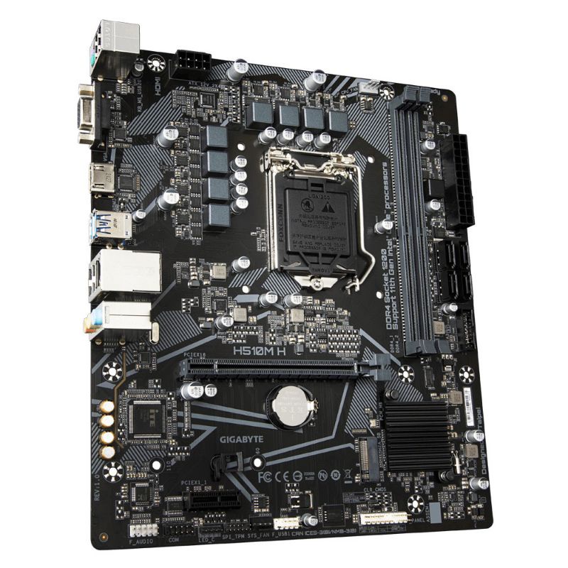 Mobo Motherboard H510 GIGABYTE H510M H LGA1200 DDR4