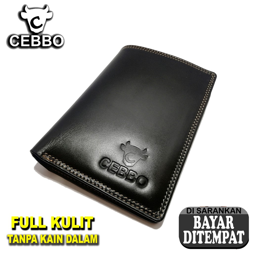 Dompet FULL Kulit Sapi Model Berdiri Pria 3/4