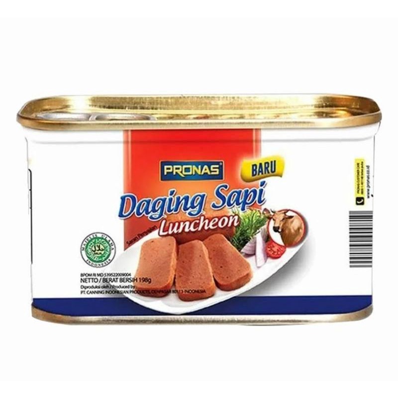 Pronas luncheon sapi 198gram