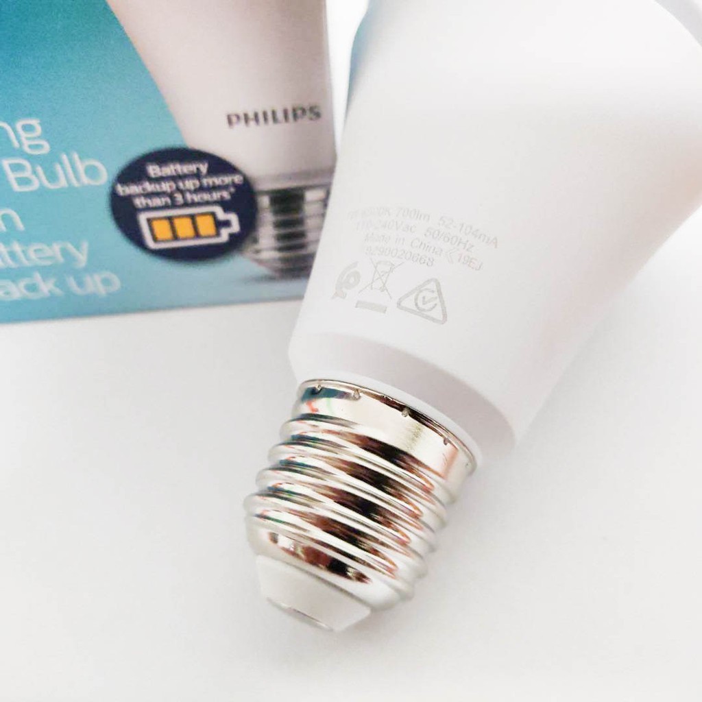 Philips LED Emergency 7.5W 7,5W Putih Lampu Cas Emergensi Darurat Bulb Emergency Ganti 7 W Watt