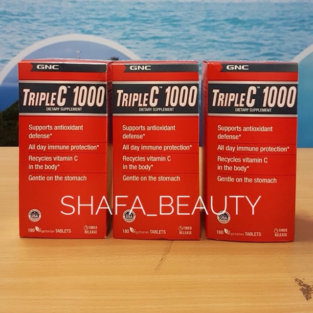 GNC TRIPLE C 1000 180 TABLETS