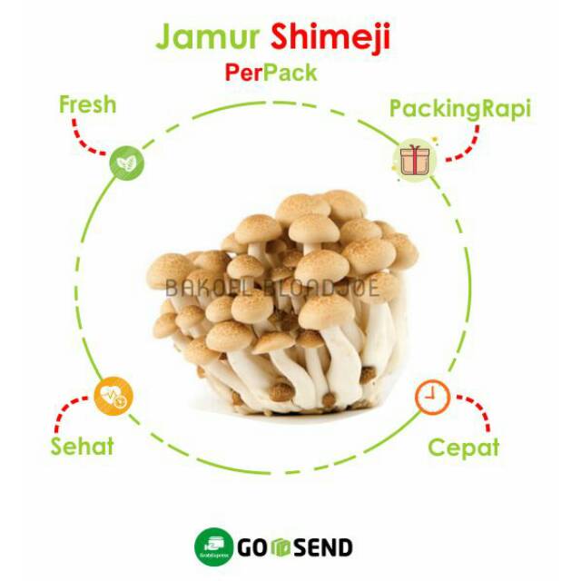 

JAMUR SHIMEJI PACK / MUSHROOM / FRESH VEGETABLES / VEGETABLE / SAYUR SAYURAN SEGAR BERKUALITAS