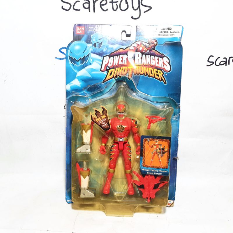 Power Rangers dino thunder triassic red ranger - Sentai abaranger
