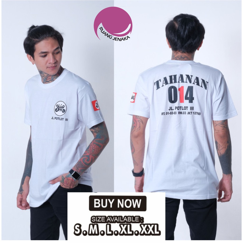 KAOS SLANK // TAHANAN 014 POTLOT / BAJU SLANK / ORIGINAL SLANKERS