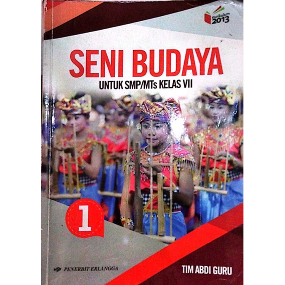 Seni Budaya Erlangga Kelas 7 K13