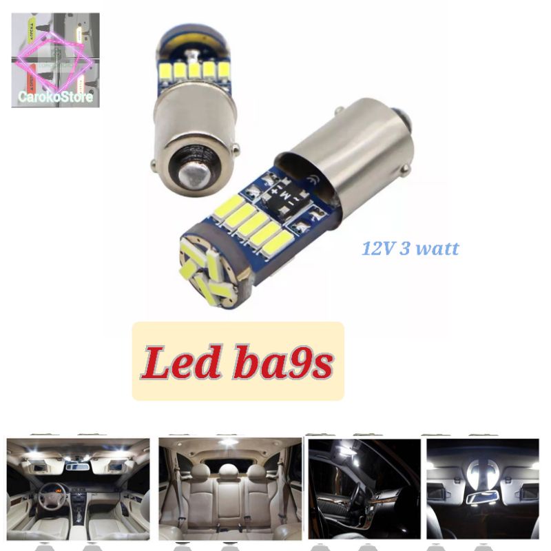 Led Plafon BA9S 15smd kabin bagasi plat nomer