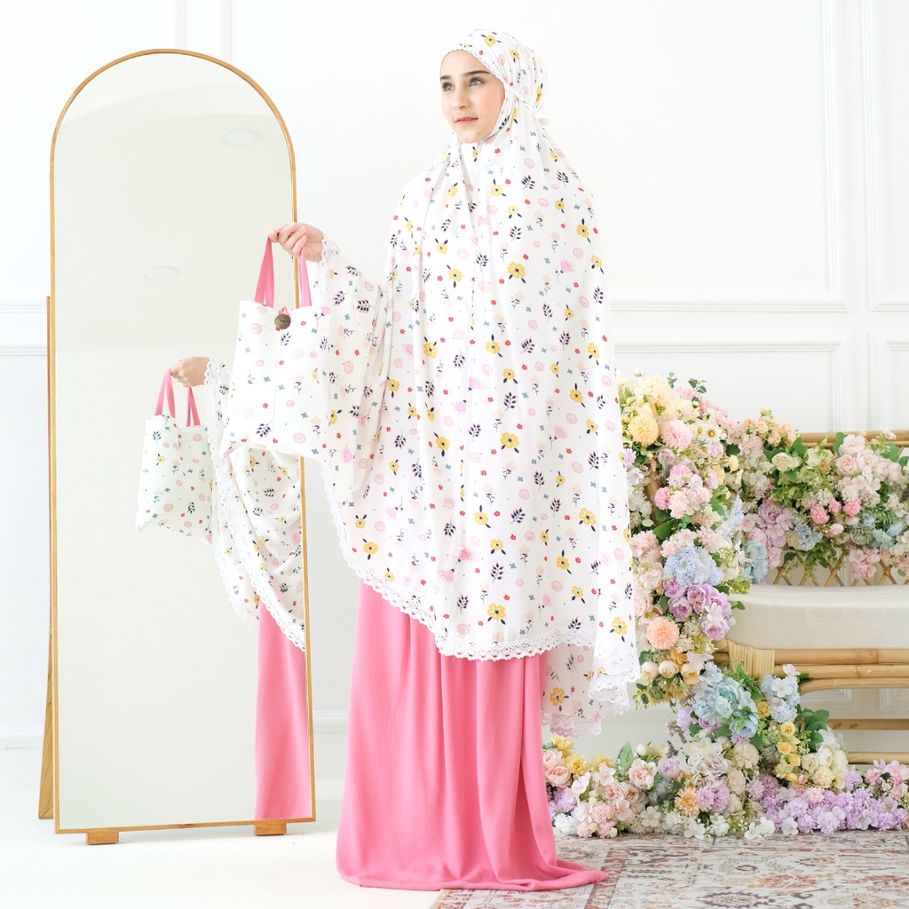 MUKENA DEWASA KATUN RAYON PREMIUM 2  IN 1 AMIRA