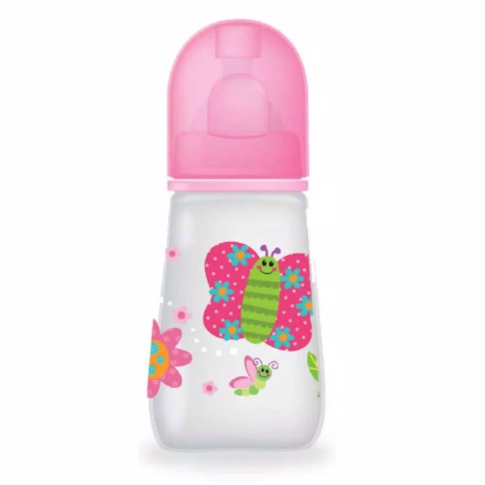 BABY SAFE Botol Susu Embossed Lid Bottle JS001-125ML