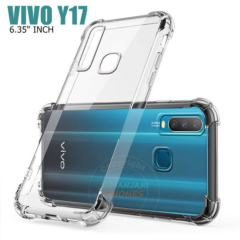 Anticrack Vivo Y12 Y11 Y12i Y15 Y17 Y19 Silikon Case Jelly Lembut Transparan Lembut Lentur Softcase