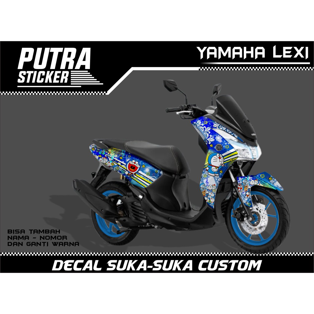 Sticker Decal Yamaha Lexi FULL BODY, sticker lexi