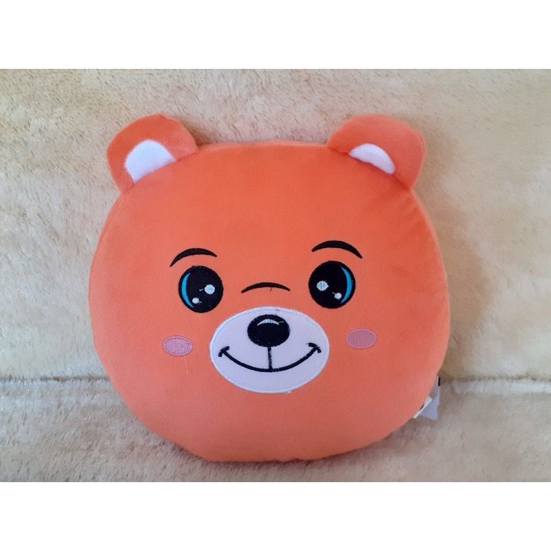 Boneka Bantal Kepala Karakter Hewan Lucu dan Imut Bahan Halus dan Lembut