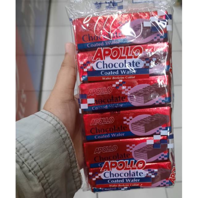 

Apollo coklat coated wafer