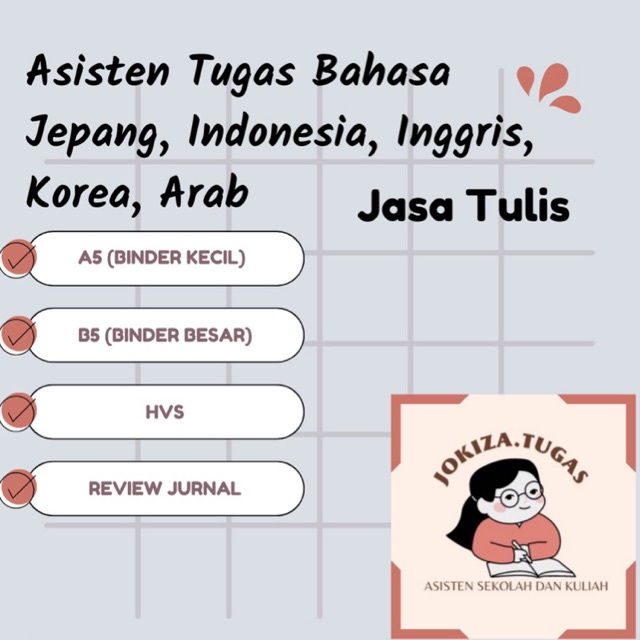 JASA KETIK BAHASA JEPANG, INDONESIA, INGGRIS, KOREA, ARAB.